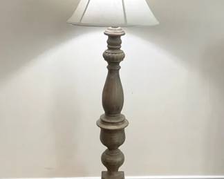 Distressed Resin Floor Lamp