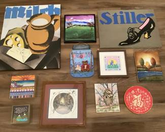 Variety of Handmade Wall Art