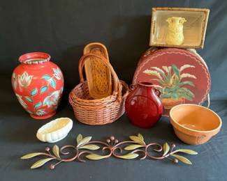 Red Accent Home Decor