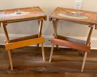 HandPainted TV Tray Tables
