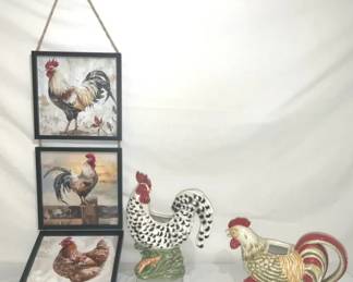 Fitz Floyd Rooster And Friends
