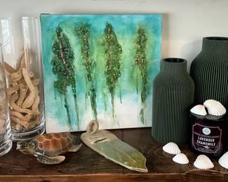 Green Oceanside Decor
