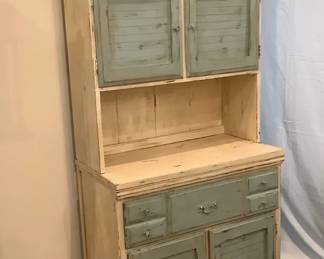 Distressed 2Pieces Hutch