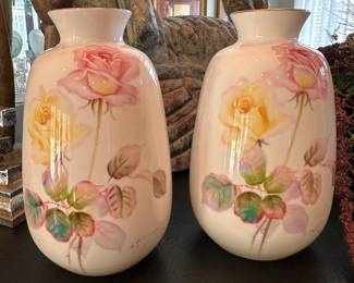 Matching Noritake vases