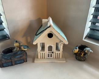 Cute bird house fecor
