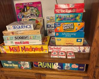 Vintage Games; Ker-Plunk, etc.