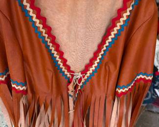 Vintage Leather Hippie Boho Fringe