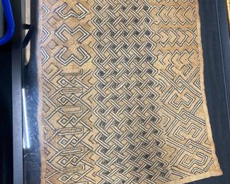 Kuba cloth panel from the Democratic Rrpublic of the Congo.