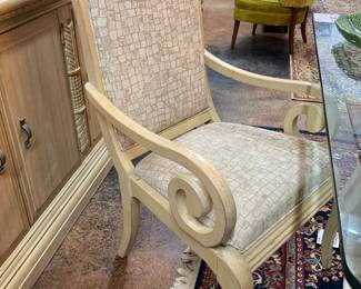 Lexington Chairs. 2 Arm Chairs and 6 dining chairs