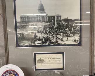 19th century Texas capitol prints