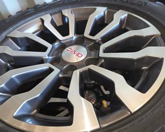 4 GMC tires and rims