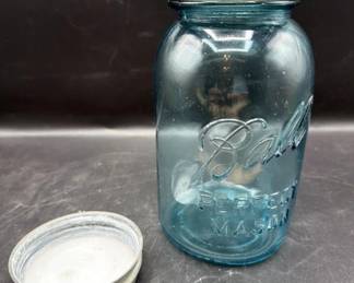 Deformed Ball Mason jar. 
