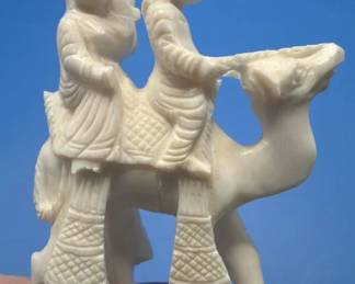 Carved figure. 