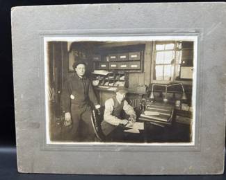 Iowa telegraph station. 