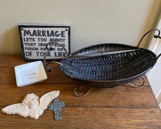 Assorted home decor ($12)