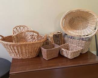 Mixed Wicker & Basket Lot ($20)