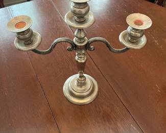 Three-Arm Metal Candelabra ($35)
