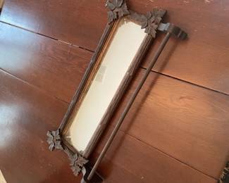 Vintage Carved Wood Mirror ($40)