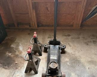 Craftsman 3-Ton Floor Jack & Stands ($80)