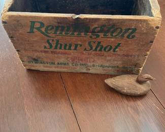 Remington Wooden Crate, Duck ($50)