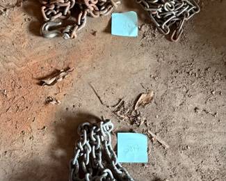 Four Steel Link Chains ($40)