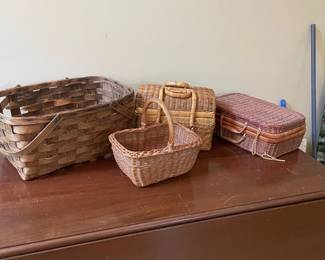 Wicker Basket Lot of 4 ($20)