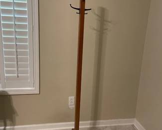 Oak Standing Coat Rack ($45)