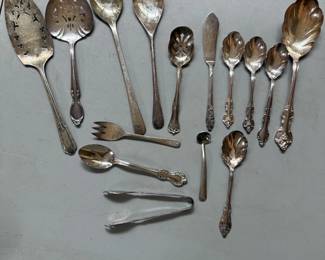 Mixed Silverplate Serving Utensils Lot ($20)