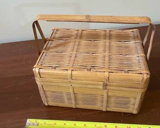 Wicker Sewing/Storage Basket ($14)