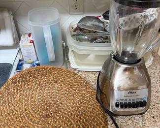 Oster Blender and kitchen assortment ($20)