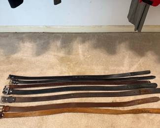 Leather Belts Lot sz 38 & 40 ($25)