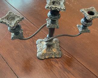 Three-Arm Metal Candelabra ($35)