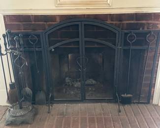 Fireplace Screen & Tool Sets ($65)