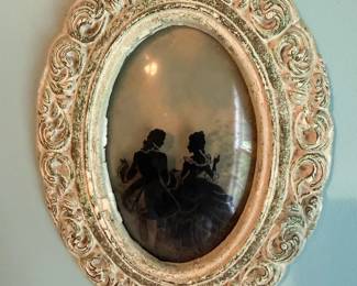 Vintage chalkware Silhouette ($35)