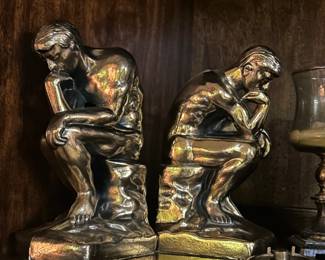 Brass bookends