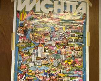 Vintage Wichita poster