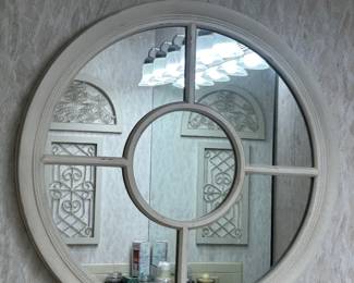 Lots of nice wall mirrors and art