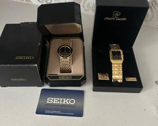 Seiko and Pierre Cardin watch