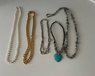Large amount of necklaces, mainly chicos and coldwater creek