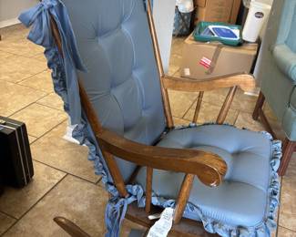 Maple Wood Rocker $ 100. 24.5”w 30”d 41”t