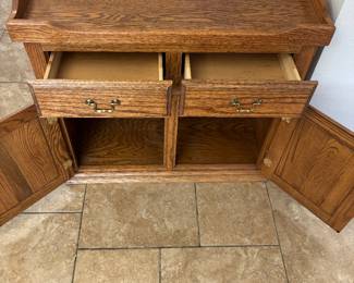 Golden Oak Server $ 200