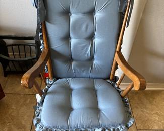 Maple Wood Rocker $ 100. 24.5”w 30”d 41”t