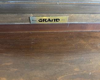 Grand upright piano w bench $200. 57”w 24”d 39”t