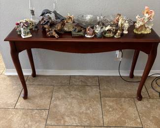 Cherry Queen Anne style Sofa table $150. 48”w 16”d 27.5” t