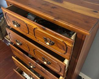 Cedar Chest of Drawers $ 225.00. 32”w 19” d 51.5”t