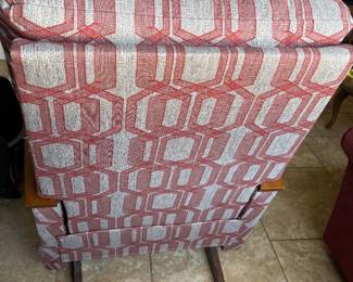 Burgundy & Grey LazyBoy rocker & recliner. $ 250. 33”w 28”d 40”t