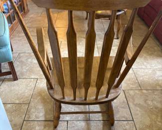 Maple Wood Rocker $ 100. 24.5”w 30”d 41”t
