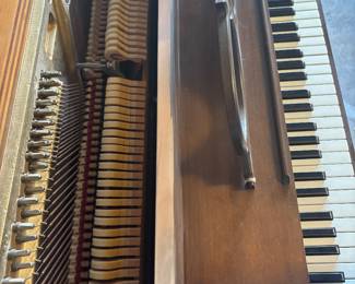 Grand upright piano w bench $200. 57”w 24”d 39”t