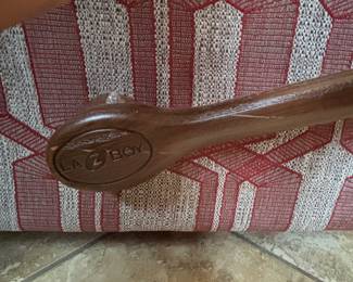 Burgundy & Grey LazyBoy rocker & recliner. $ 250. 33”w 28”d 40”t