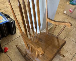 Maple Wood Rocker $ 100. 24.5”w 30”d 41”t